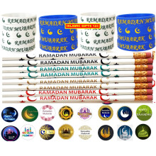 448 ks Ramadan Mubarak Tuky Nramky Nlepky Set Ramadn Drky Muslimsk Nramky Kulat Novinka Samolepky Eid Mubarak Party Dekorace Drky pro muslim