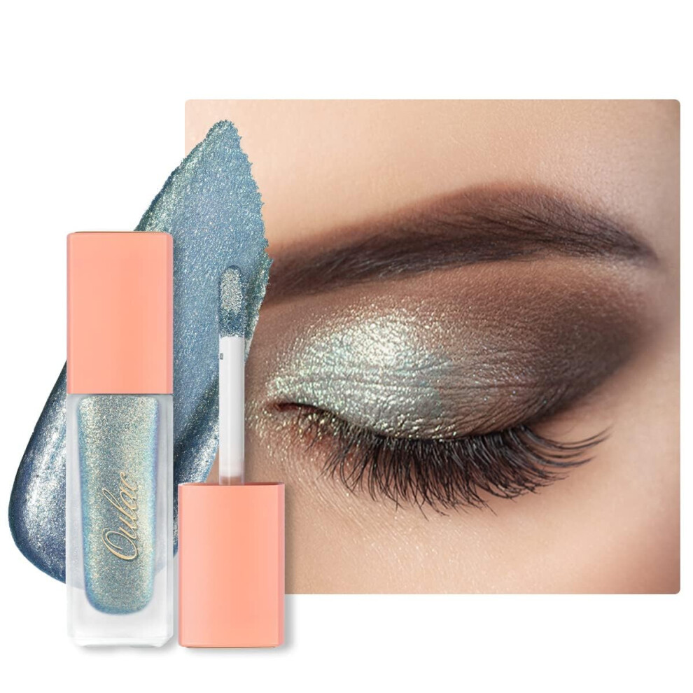 Oulac Eyeshadow Liquid Eyeshadow Multi-Usage Liquid Glitter Eyeshadow&Eyeliner Highly Pigmented One-Swipe Coverage Long Lasting With No Creasing Form