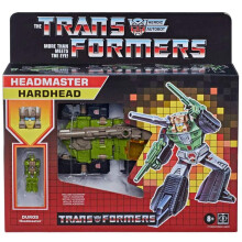 Transformers 2021 Figura moderna nel pacchetto retr Autobot Headmaster Hardhead con Duros