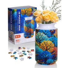 3D puzzle vza 162 kusu 3D puzzle pro dospel s kvetinami Jedinecn umen a remesla pro dospel Jedinecn drky pro upozornen na domcnost pro eny