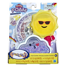 Kit de mlange de confettais en mousse play-doh jouet tactile parfum pour les enfants 4 ans et plus avec des perles complmentaires et des charm