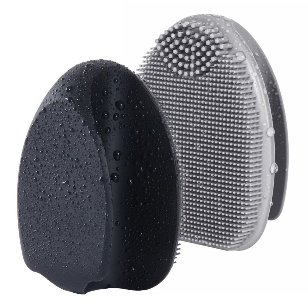 Hieerbus Soft Silicone Face Scrubber Facial Cleansing Brush Facial Exfoliation Scrub For Massage Pore Cleansing Nose Blackhead Remover Deep Scrubbing For All K