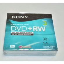 Sony DVD+RW 3-Pack: 8cm 30 Minutes 1.4 Gb/Go Single-Sided Monoface