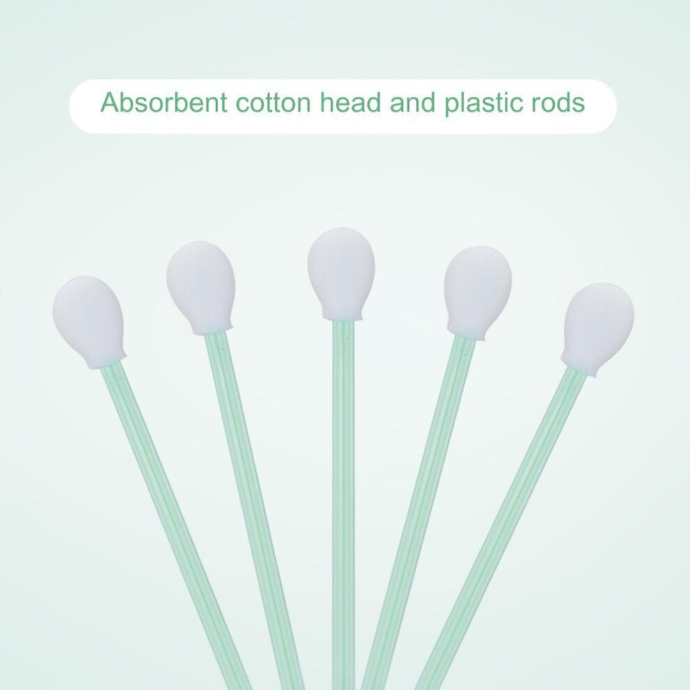 50pcs Anti Static Foam Cleaning Swabs For Printer Disk Lens 18cm