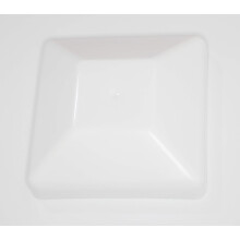 JSP Manufactura 6x6 Capa de plstico de la cerca blanca: elija un paquete (5 5/8 x 5 5/8) se ajusta a 6 x 6 Postes de la cerca nominal al por mayor/p