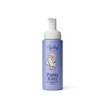 Pretty Kitty Waterless Cat Dry Shampoo - Ingen skylleslik Sikker fugtgivende til tr hud Detangler Fjernelse af klende hud - Sbefrit sprayskum