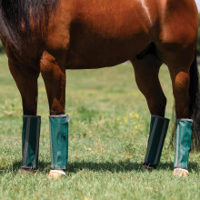 Professional's Choice Deluxe Fly Boots | Mesh traspirante | 4 pacchetto | Piccolo smeraldo