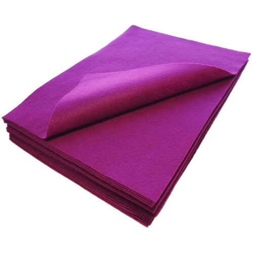 Playfulness Ever After Pacote de 20 folhas de feltro acrlico de 9 x 12 polegadas (magenta)