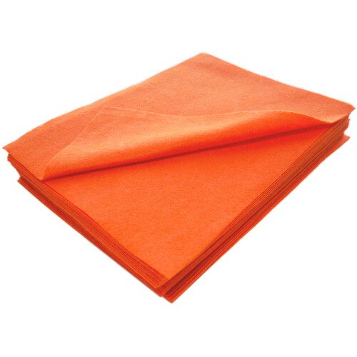 Playfulness Ever After Pacote de 20 folhas de feltro acrlico de 9 x 12 polegadas (laranja)
