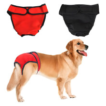 Nacoco 2 Pack vrouwelijke hondenluiers voor kleine middelgrote en grote honden verstelbare en lekkende honden sanitair slipje De intimidatie van