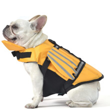 Petglad Dog Life Jacket Wings Colete salva-vidas para ces com ala de resgate flutuante de queixo para ces pequenos, mdios e grandes, flutua
