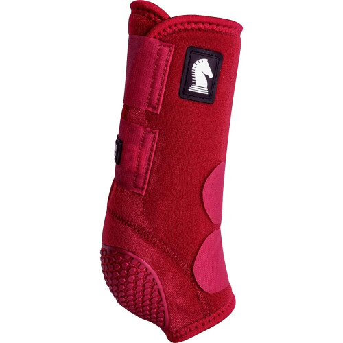 Classic Equine Flexion von Legacy2 Support Boots Front (Crimson Small) 1