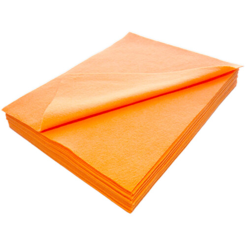 Playfulness Ever After Pacote de 20 folhas de feltro acrlico de 9 x 12 polegadas (laranja claro)