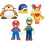 Nintendo Super Mario World da Nintendo Minifigura de 2,5 polegadas Monty Mole 2