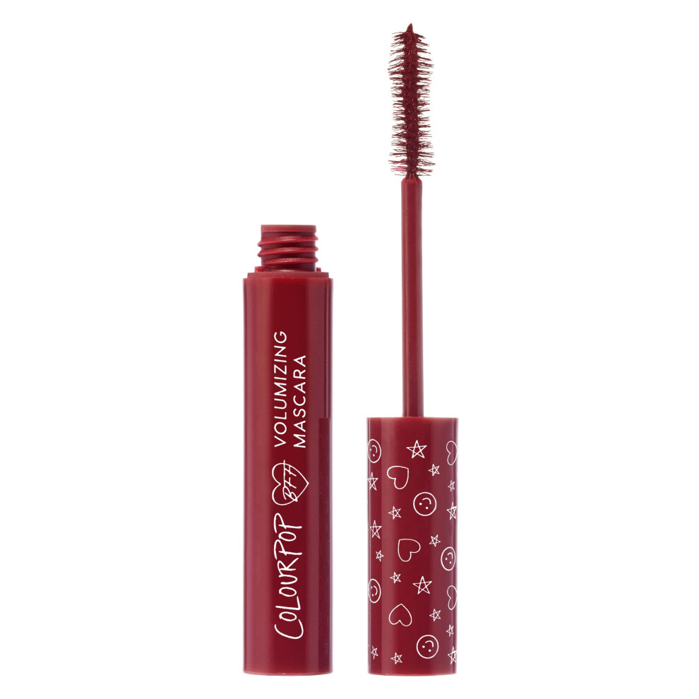 Colourpop Burgundy Bff Mascara - Volumizing Lifting & Lengthening Mascara - Buildable Mascara With A Twisted Nylon Fiber Brush - Cruelty Free Eye Ma
