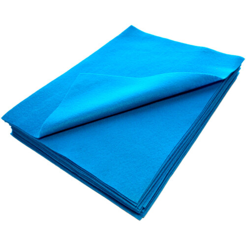 Playfulness Ever After Pacote de 20 folhas de feltro acrlico de 9 x 12 polegadas (azul neon)