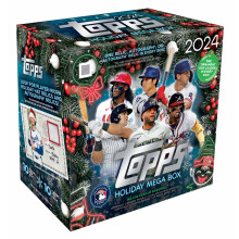 Topps 2024 Baseball Holiday Mega Box: Holiday-Themed Trading Cards, 100 Pieces