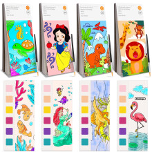 ZHOC Paint with Water Maleb?ger til b?rn Pocket Mess Gratis akvarelmales?t til b?rn i alderen 3 4 5 6 7 8+ Vandfarvemalingss?t Kunst og h?ndv?rk