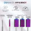 Kiara Sky Purple Drill Bits for E-File One Force (petit baril (grossier)) 4