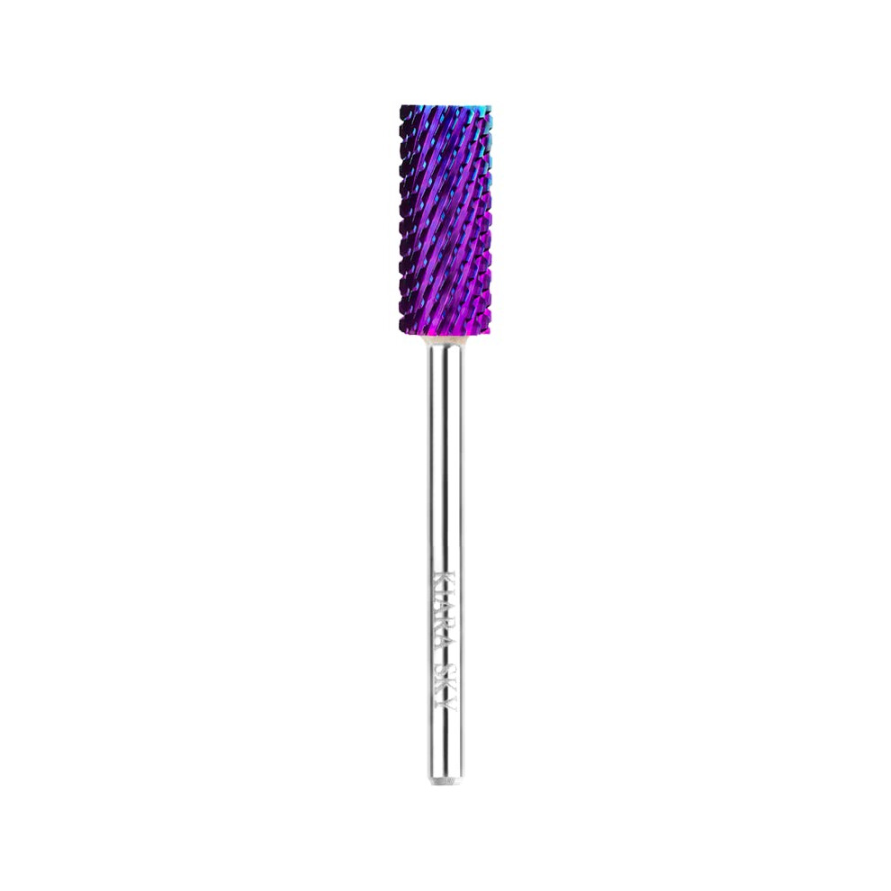Kiara Sky Purple Drill Bits For E-File Nail Drill (Small Barrel (Coarse))