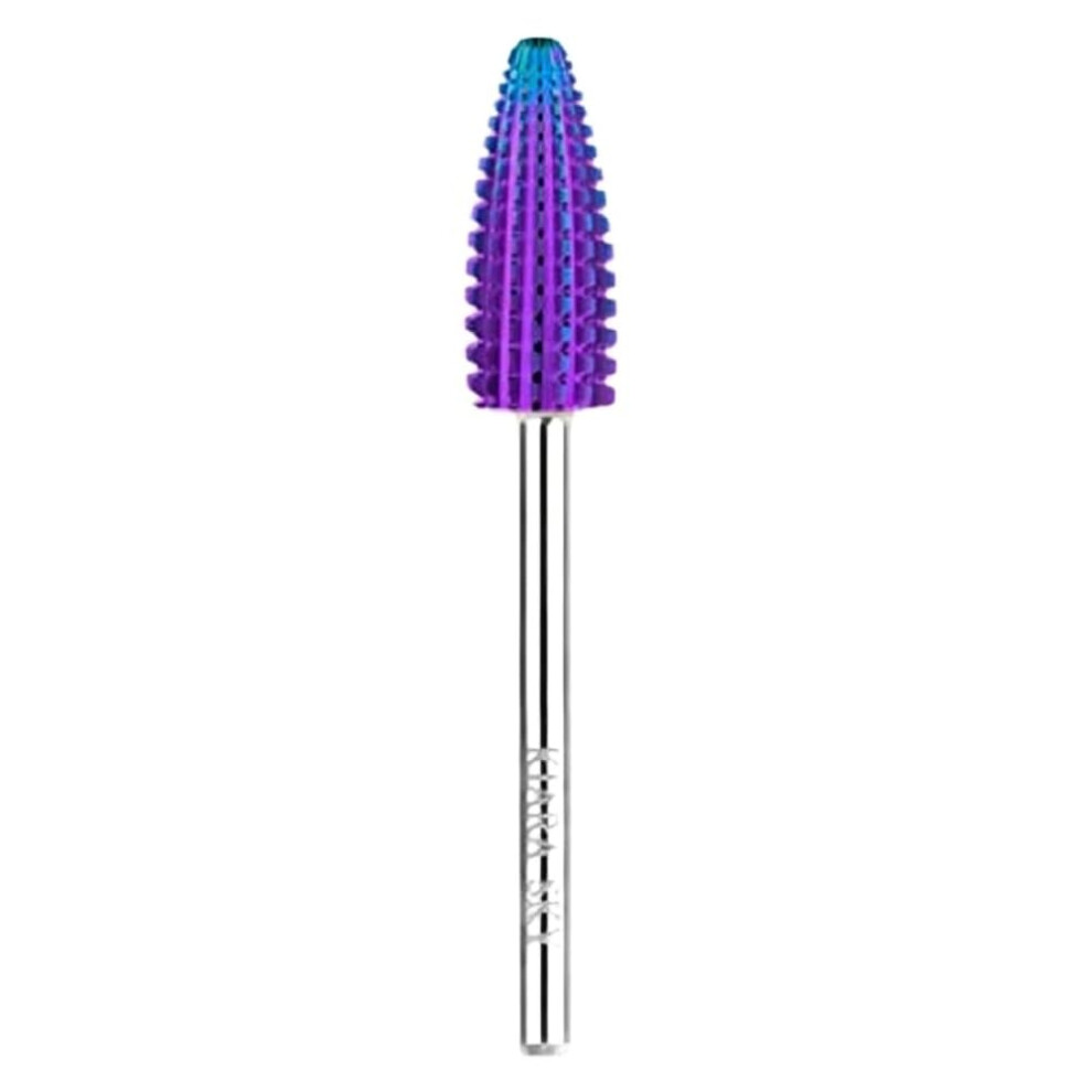Kiara Sky Purple Drill Bits For E-File Nail Drill (Typhoon Bit (Coarse))