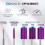 Kiara Sky Purple Dring Bits for E-File One Force (5-en-1) 4