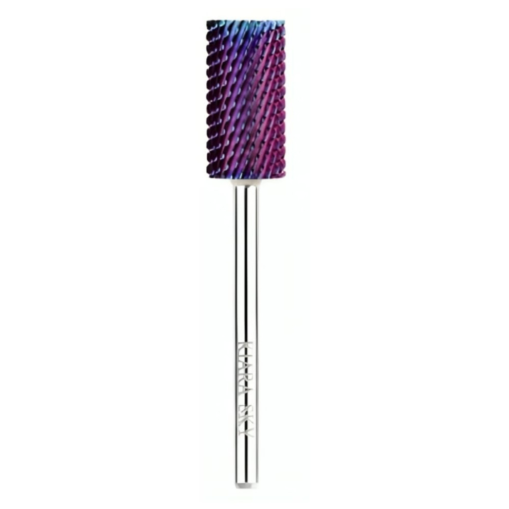 Kiara Sky Purple Drill Bits For E-File Nail Drill (Large Barrel (Coarse))