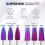 Kiara Sky Purple bor til E-File Negle Drill (Under Nail Cleaner) 2