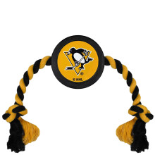 Pets First NHL Pittsburgh Penguins Puckspielzeug fr Hunde und Katzen. Spielen Sie Hockey mit Ihrem Haustier mit diesem lizenzierten Hundespielzeug a
