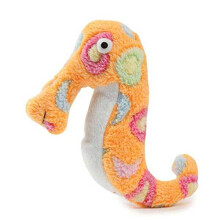 Zanies Sea Charmers Koiran lelut Ocean Creature Squeak Toy Seahorse Fish Stingray setit Too (Peach Sea Horse)