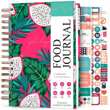 PLANBERRY Food Journal Premium  Ernhrungsplaner  Dit- und Kalorien-Tracker  Mahlzeiten- und Trainingstagebuch  Tagebuch zum Abnehmen (Drachenfr