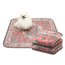 Paw Inspired Designer Print Dog Pads (2 Pack) | Premium Washable Pee Pads | Reusable Puppy Pads for Potty Training Whelping Waterproof Mat | Le
