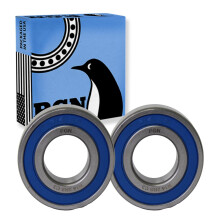 PGN (2er-Pack) R14-2RS-Lager geschmiertes Chromstahl-Kugellager 7/8 Zoll x 17/8 x 1/2 Zoll Lager mit Gummidichtung und Untersttzung fr hohe Dr