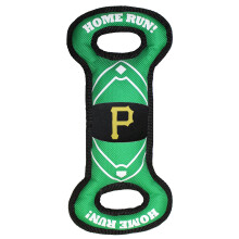 Lemmikkielδimet Ensimmδinen MLB PITTSBURGH PIRATES Baseball Field Dog -lelu, jossa kaksoisreunaompeleet ja sisδinen SQUEAKER