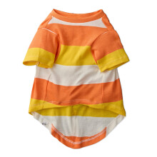 Pet Passion Multipack 100% Organic Cotton Dog Short Sleeve T-Shirt Pet Tees for All Breeds  Candy Corn  X-Small