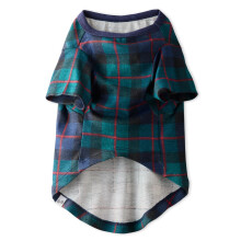 Pet Passion Multipack 100% Organic Cotton Dog Short Sleeve T-Shirt Pet Tees for All Breeds  Black Watch Plaid  XX-Small