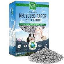 Roupa de cama de papel peletizada para animais pequenos selecionados para coelhos, porquinhos-da-ndia e outros animais pequenos, 10 lb