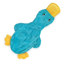 Best Pet Supplies Crinkle Dog Toy for Small Medium Cute No Stuffing Duck with Soft Squeaker Fun for Indoor Puppies and Senior Pups Plush No M