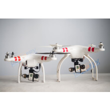 SummitLink White High Tall Extended Landing Gear per Phantom 1 2 Vision largo e alto