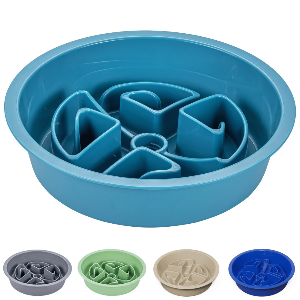 Averyday Slow Feeder Dog Bowls For Large Breeds Fits Raised Feeding Station Puzzle Dog Food Bowls To Slow Down Eating Dogs Feeding Bowl With Non-Sli