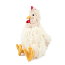 Best Pet Supplies Chicken Crinkle Plush Dog Toys for Interactive Play Puppy and Senior Indoor Play Colorful Chicken Toy Shape Cute and Cuddly