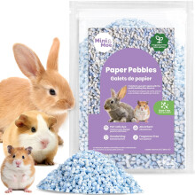 mini&moe Kaninstr?else Marsvin Senget?j Papir Pellet Senget?j: Lugtkontrol og fugtabsorberende Naturpapir Pellet Senget?j - til sm?dyr Marsvin Ka