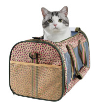 GOOPAWS Weiche Hundehtte fr kleine Hunde, Katzen, Welpen, von Fluggesellschaften zugelassene Katzentransporter, Hundetransporter, zusammenklappbare