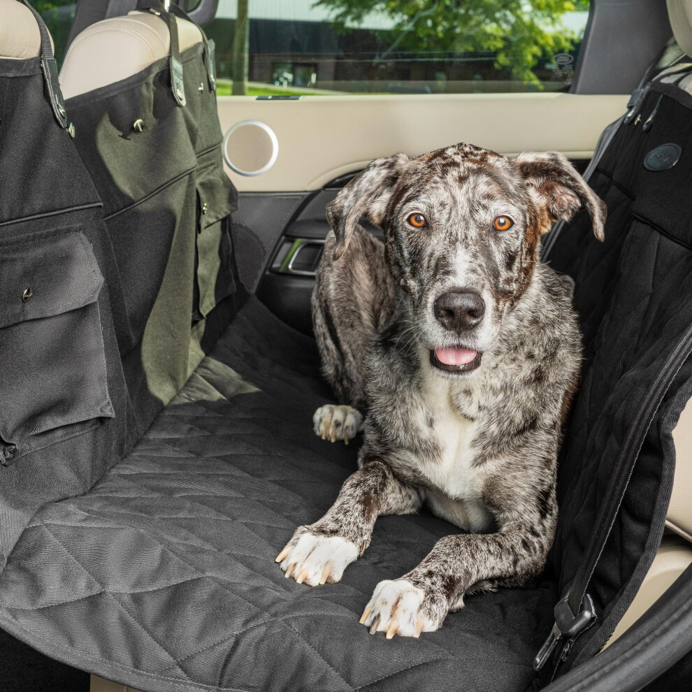 PetSafe Happy Ride Quilted Hammock Seat Cover - Waterproof & Durable - Machine Washable - Fits Most Cars Trucks & SUVs - Car Seat Protectors for Scra