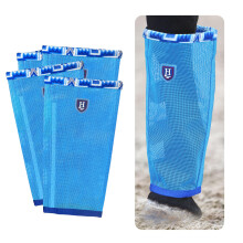 Caremaster Fine Mesh Fly Stivali sciolti e leggings a mosca a cavallo non slip flusso di aria in pile (set di 4) Cool Blue Pony