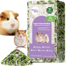 mini&moe Kaninstr?else 25 liter: Hamsterstr?else St?vfrit og lugtkontrol Fugtabsorberende naturpapir Str?else til sm? k?ledyr - til marsvin Hamst