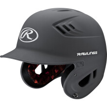 Rawlings | R16 Velo Baseball Bating Helmet | Junior (6 3/8 """" - 7 1/8 """") | Grafite opaca
