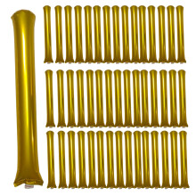 ROSEBB 48 stk. Round Head Boom Sticks Thunder Sticks Cheer Sticks Team Spirit Plastic Cheerleading Spirit Stick Clapper Oppustelig Noise Maker Sp