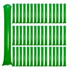 ROSEBB 48 stk. Round Head Bom Sticks Thunder Sticks Cheer Sticks Team Spirit Plastic Cheerleading Spirit Stick Clapper Oppustelig Noise Maker Spo