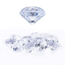 Niceup 26PCS Clear Acrylic Diamond Big Gemstones 1.5in Princess Pirate Mermaid Swimming Pool Party Favors Fake Gems Jewels Treasure Hunt Hiding Sensor